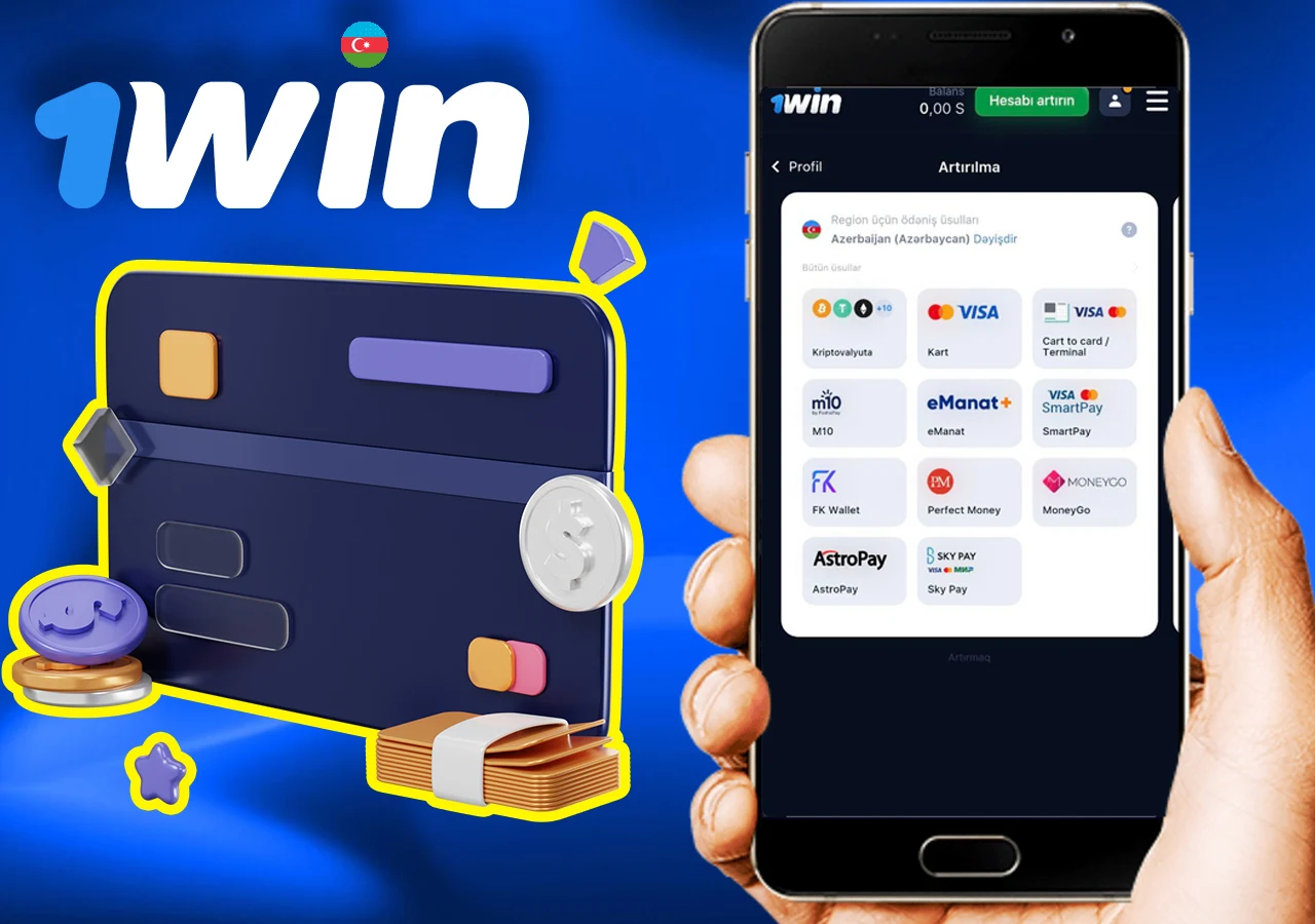 Hesabın doldurulmasının müxtəlif yolları