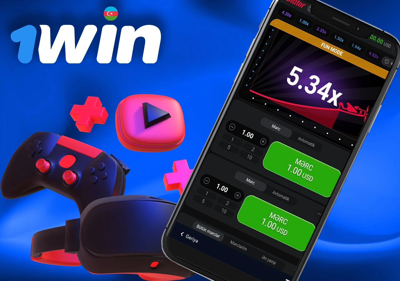 Aviator onlayn oyununun 1Win bukmeker kontorunda əsas üstünlükləri